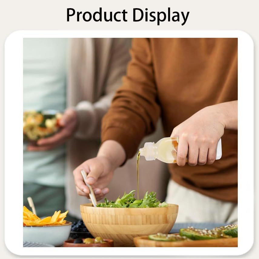 Zibuyu Condiment Squeeze Bottles for BBQ and Cooking | 2 x 500ml No Drip Silicone Valve Design