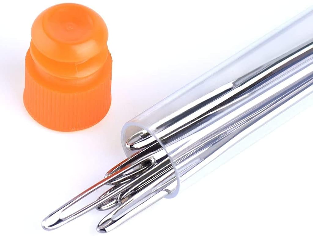 HASTHIP® Large-Eye Blunt Needles 9 Piece Stainless Steel Yarn Knitting Sewing Crafting Weaving Stringing Needles 27PCS