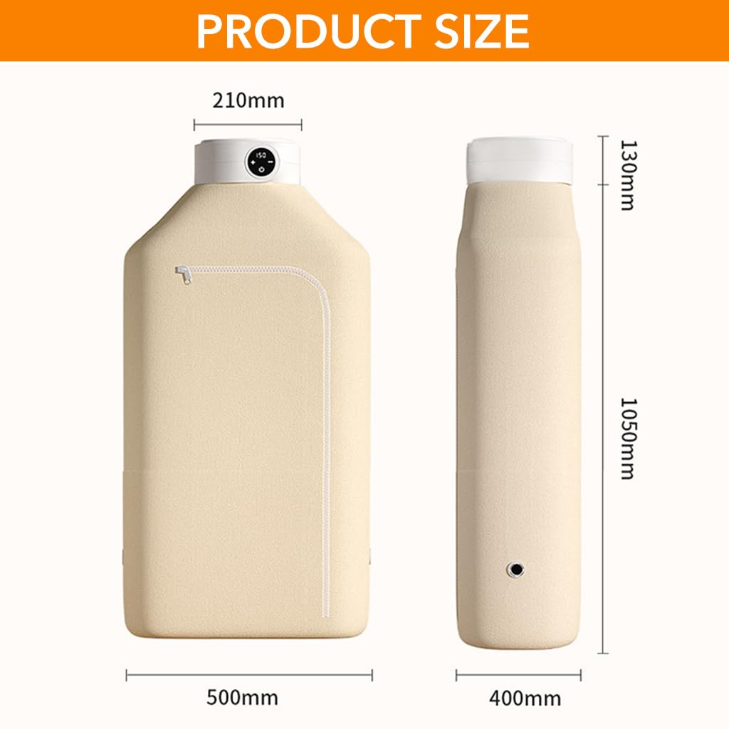 Supvox Portable Mini Dryer for Travel and Apartment with 600W Smart Timer | 360° Warm Air Circulation