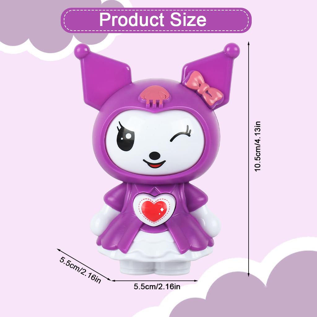 Zibuyu Kawaii Keychain Charm for Bags and Backpacks featuring 3 Fun Faces PVC Design | Gift for Girls