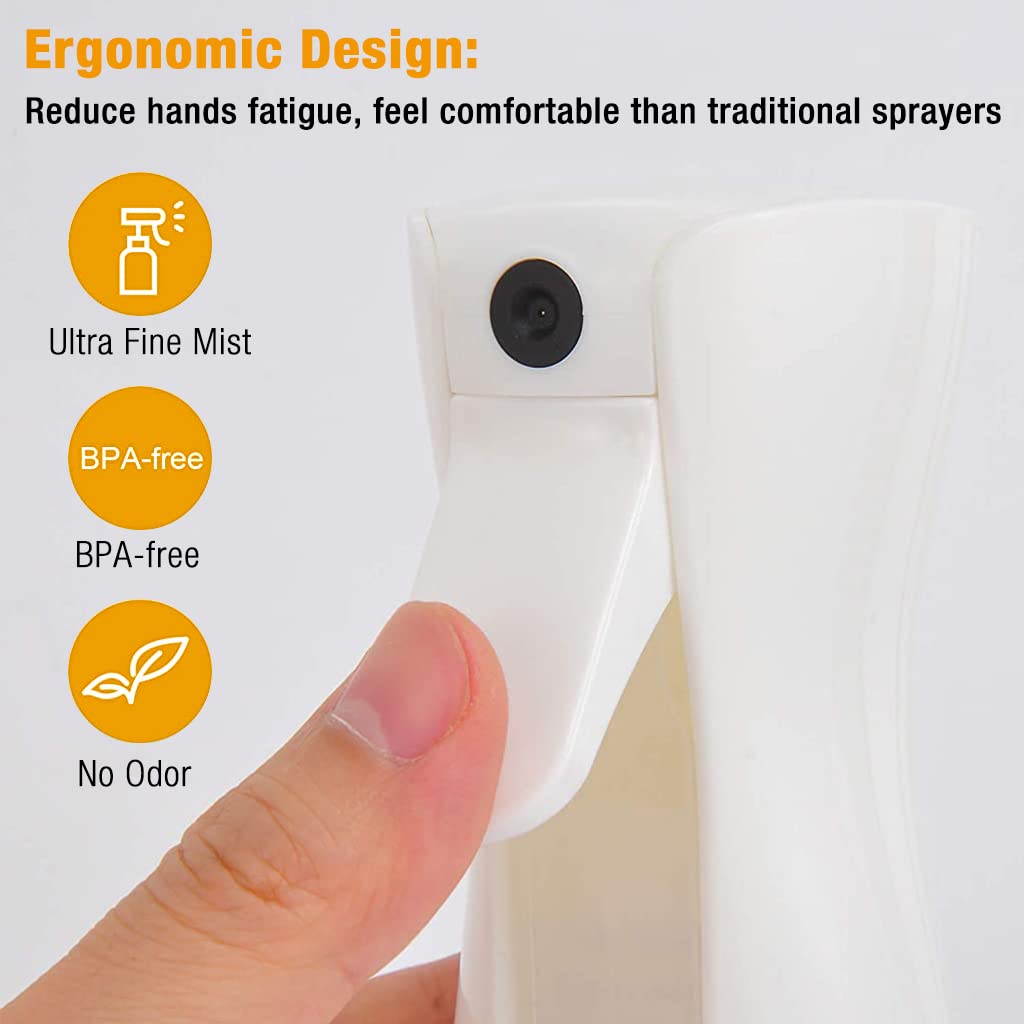 HASTHIP Spray Bottle for Hair and Plant Care featuring Continuous Fine Mist 500ml Transparent