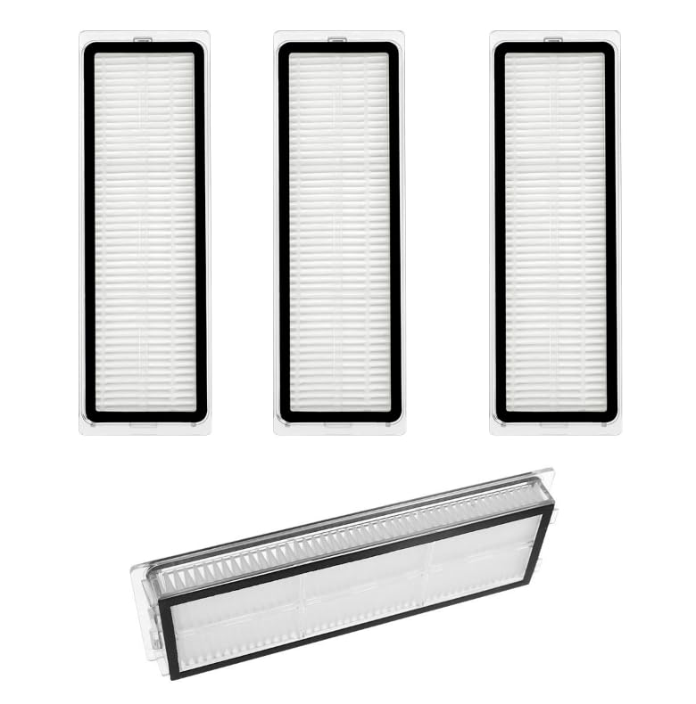 HASTHIP Replacement Filters for mi x10 Vacuum Cleaner Capturing Larger Particles and Debris Tailorted fit Replacement Primary Filters for mi x10, Pack of 4