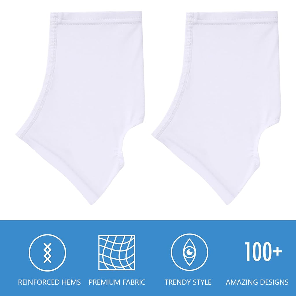 Proberos Football Cleat Covers for Youth and Adults with Ankle Support and White Lycra Sleeves