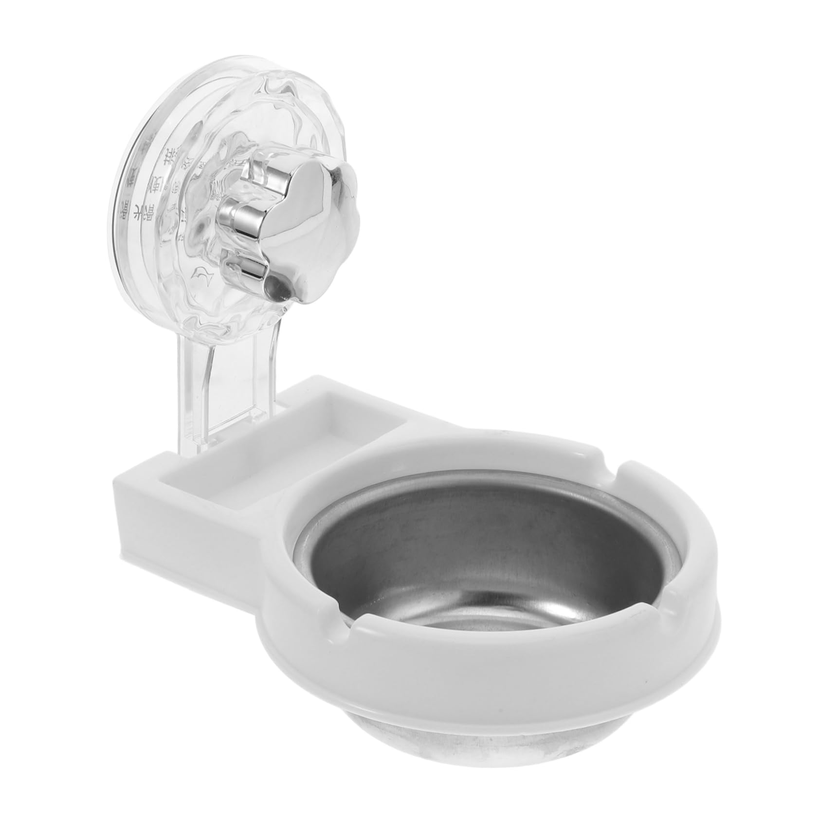 HASTHIP® Wall-Mounted Ashtray for Bathroom with Lid, No Drilling Required, Stylish and Multi-functional Design, Perfect for Toilet Use Without Electricity-White