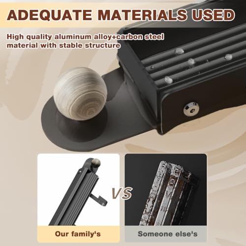 HASTHIP® Folding Bathroom Towel Rack Dual Row Laundry Rack with 6 Hooks, No Drill Aluminum Steel Wall Hanging Storage Rack Fashion Minimalist Utility Storage Rack for Bathroom, Balcony, 30.8x70cm