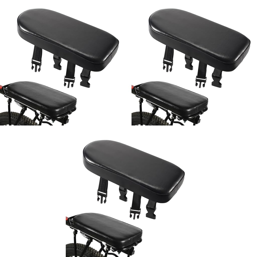 Proberos Bike Rear Seat for Bicycles featuring PU Soft Cushion 30x15x3.5cm | Weather‑Resistant