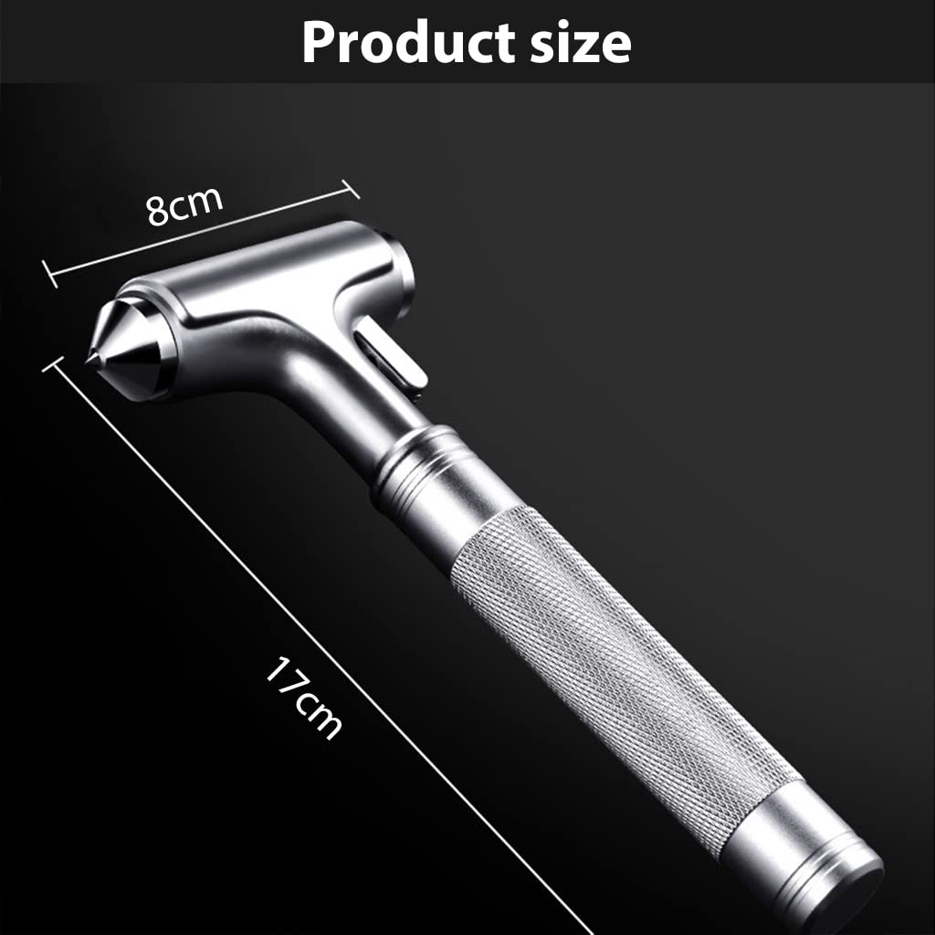 ZIBUYU Car Safety Hammer for Emergency Escape with 6.7x0.8 in Size and Tungsten Steel Tip