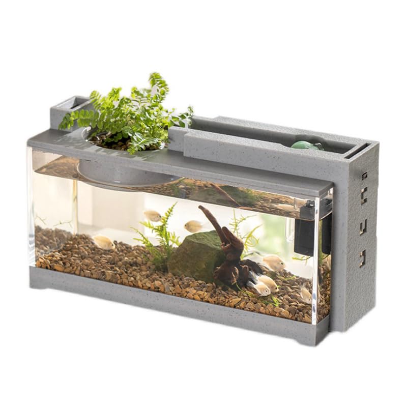 Qpets® Mini Betta Fish Tank 30 * 13 * 16CM