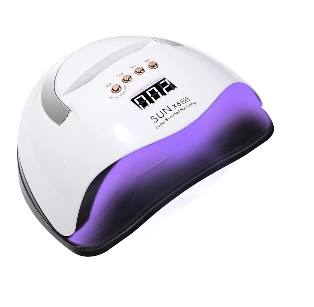 MAYCREATE® 280W UV LED Nail Lamp,USB UV Gel Nail Polish Light Smart Induction Nail Dryer Gel Polish Light,66 LED Lamp Beads,Quick Dry Your Gel Nail Polish with 4 Timer Setting,for both Fingernail