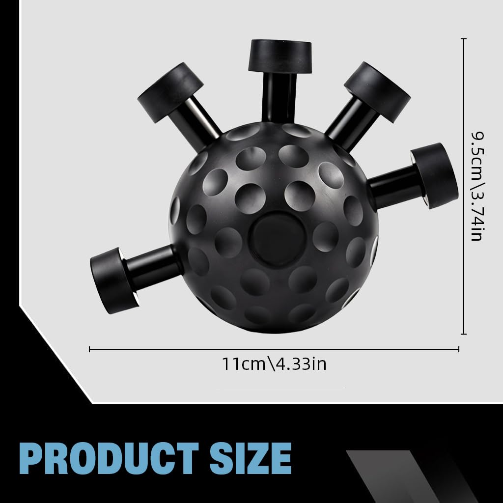 Proberos Finger Grip Strengthener for Forearm and Wrist Exercise with Adjustable Resistance | Ergonomic Portable Trainer for Athletes and Musicians