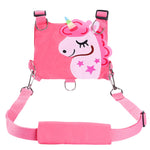 SNOWIE SOFT® 3 in 1 Baby Walking Support Toddlers Walking Harnesses with Strap Cartoon Pink Unicorn Toddler Harness Kids Assistant Strap Toddler Walking Harnesses for Toddler 1-3 Years Olds