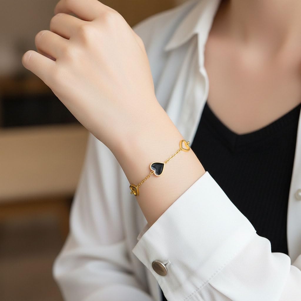 Zibuyu Adjustable Bolo Bracelet for Women with Gold Plated Chain and Slider Clasp | Elegant Jewelry for Daily Wear and Gifts