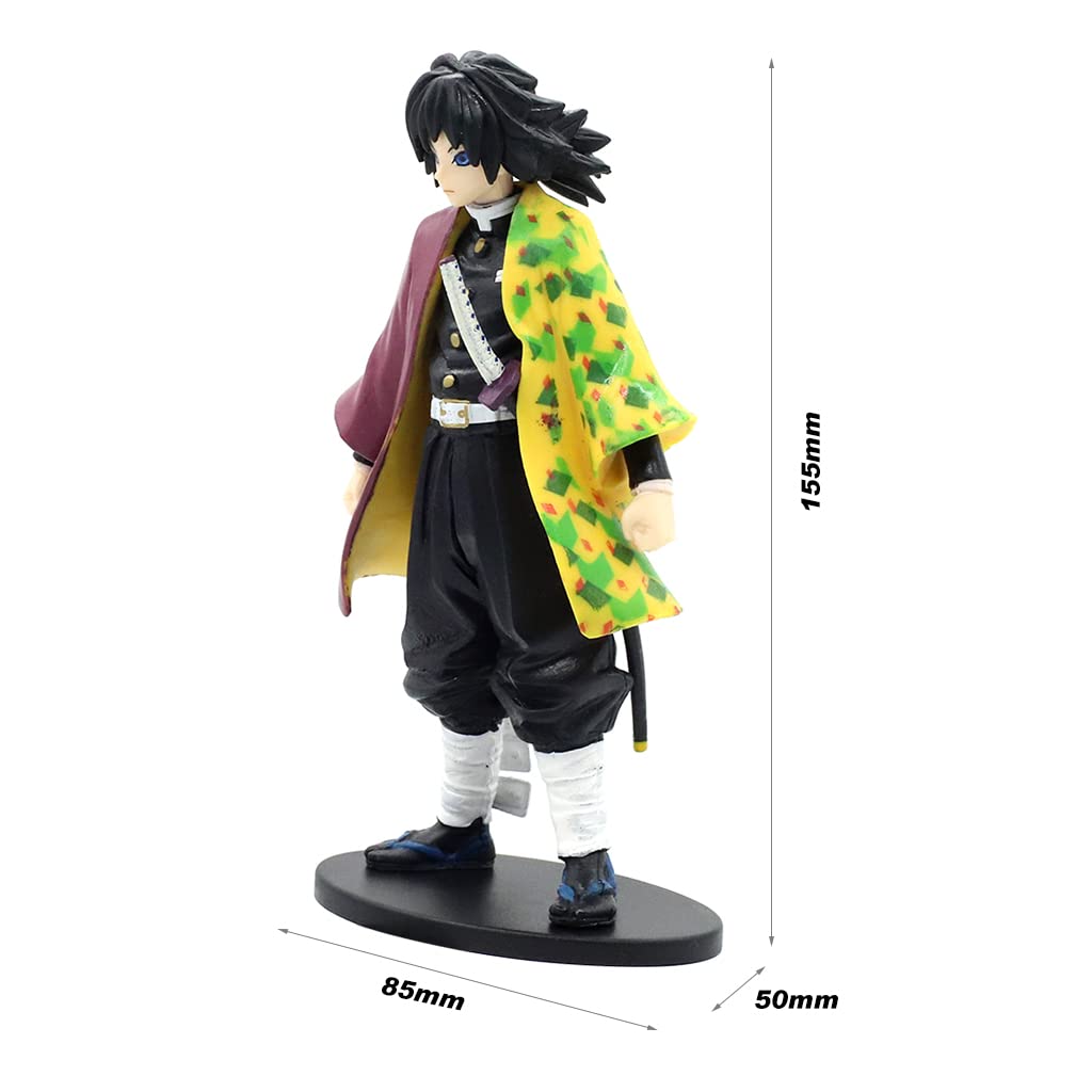 PATPAT® Demon Slayer Action Figures Tomioka Giyuu Anime Figure Anime Action Figures for Kids Collectible Showpiece Perfect for Gifting,Showpiece, Home Decor (14 cm)