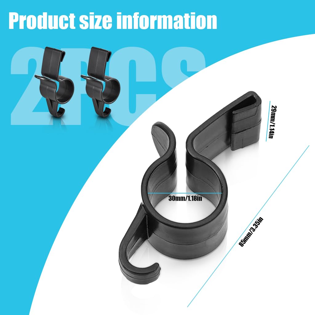 STHIRA Car Umbrella Holder for Trunk Organization with Dual Hook Design | 2Pcs Plastic Hangers