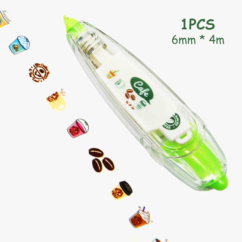 HASTHIP Correction Tape for Scrapbooking and Journal Supplies featuring Smooth Roller | 0.6cm × 4m Decorative Edging for DIY Crafts