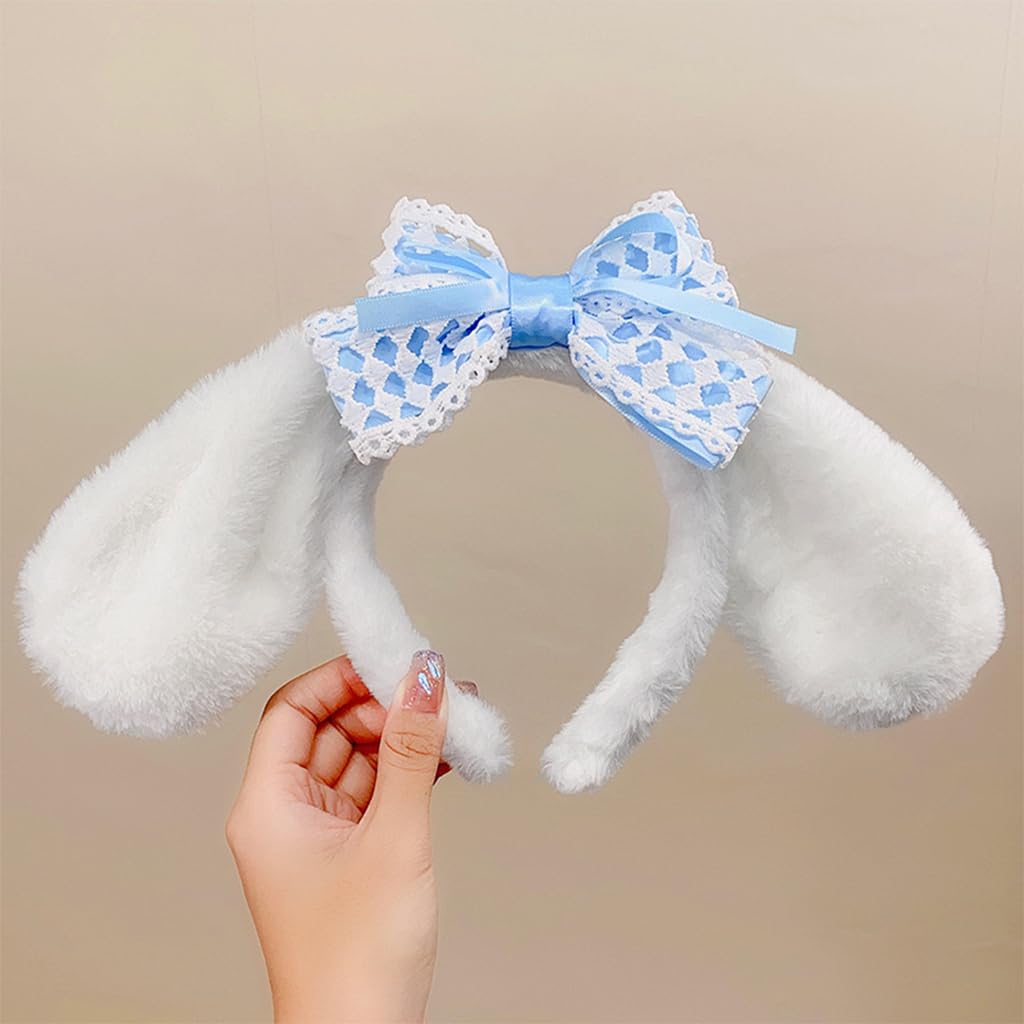 HASTHIP Cinnamoroll School Kit for Girls with Headbands Stickers and Keychain | 9Pcs Kawaii Sanrio Stationery Set