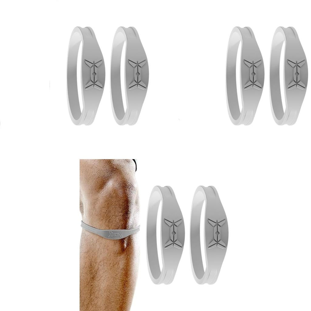 PROBEROS Patella Support Knee Brace for Pain Relief with Silicone Bands | 3 Pairs Unisex