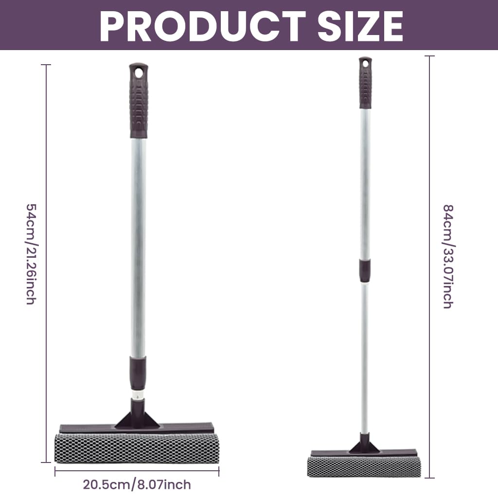 STHIRA Car Windshield Wash Cleaner for Vehicle and Home Use with Long Reach Handle | Streak Free Glass Wiper