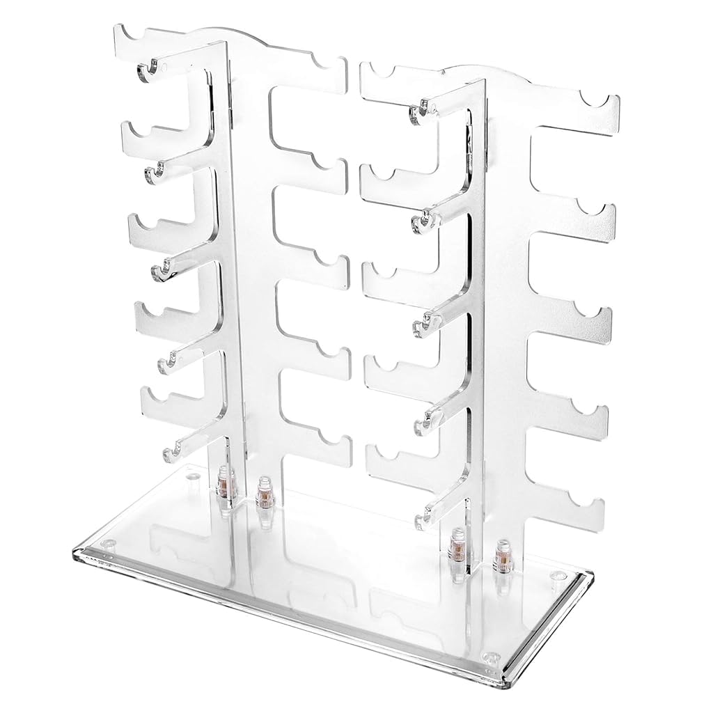 HASTHIP® Sunglasses Rack Holder, Glasses Display Stand Transparent