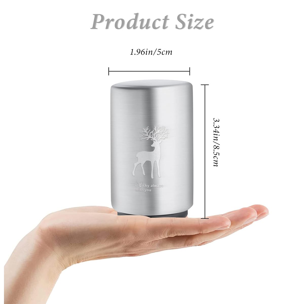 Supvox Automatic Bottle Opener featuring Push Down Mechanism and Stainless Steel Design | Gift for Beer Lovers