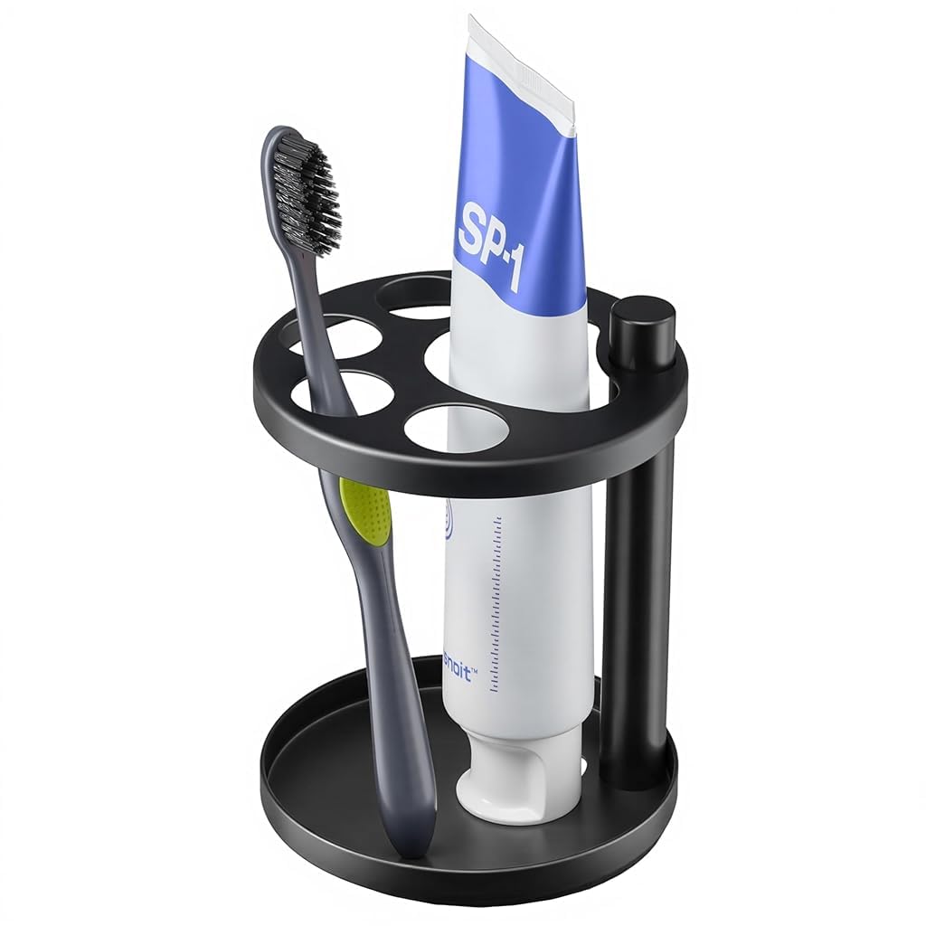 HASTHIP® Metal Toothbrush Holder Stand