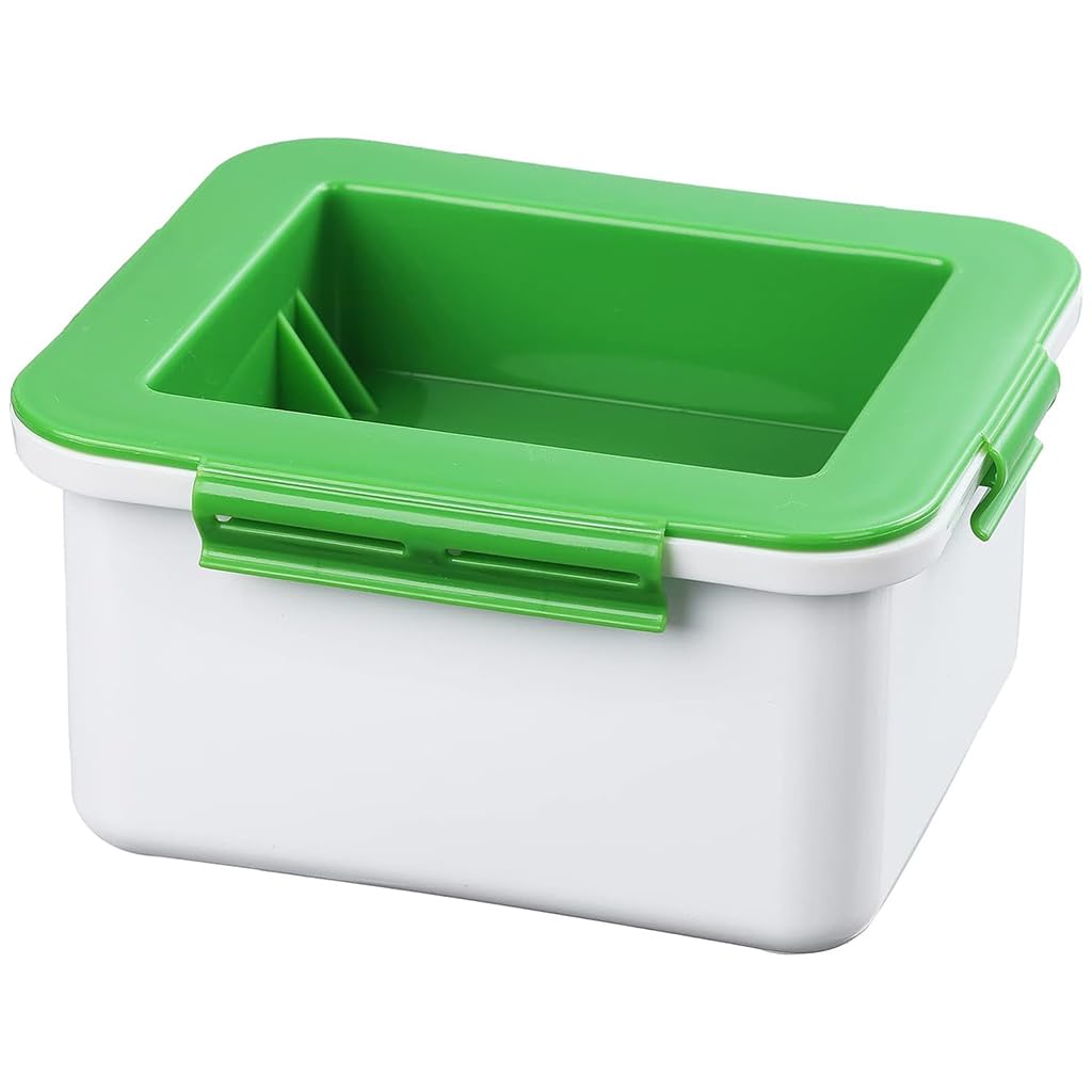 HASTHIP Tofu Press for 8–12 oz Blocks with Spring Press Mechanism and Food Grade PP | 4.5×3.78×1.77 in Dishwasher Safe