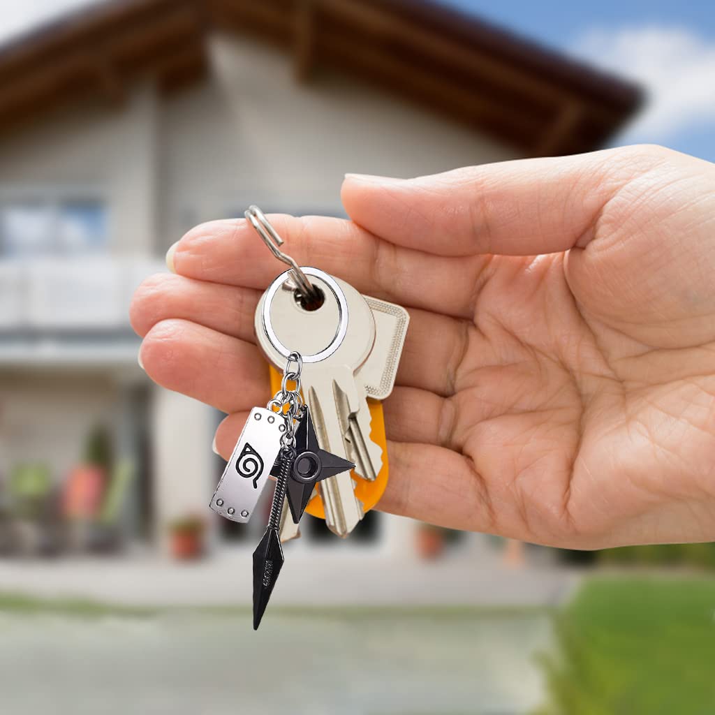 PATPAT Key Chain for Kids featuring Three Cartoon Anime Pendants | Bag and Car Charm Gift