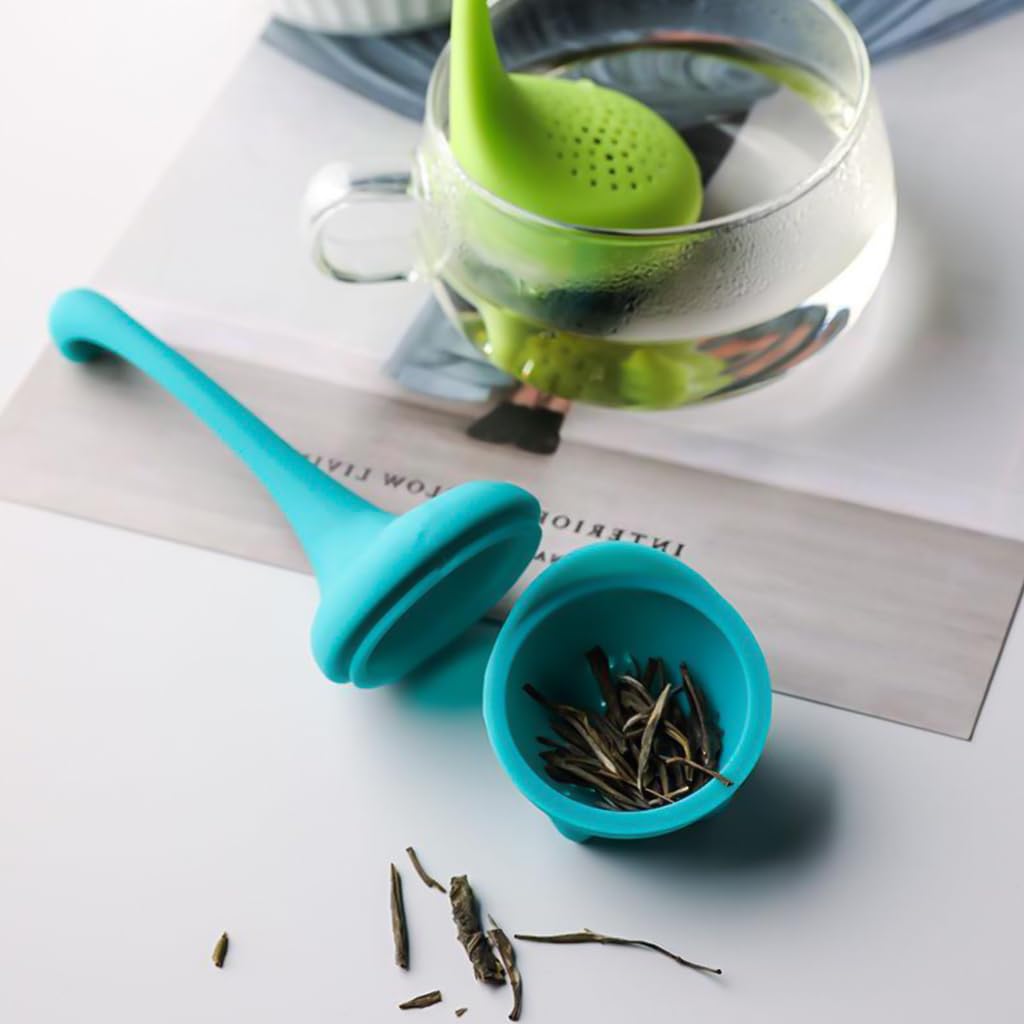 Supvox Leaf Tea Infuser for Cups and Bottles with Stand Up Feet and Food Grade Silicone | Fun Gift for Tea Lovers