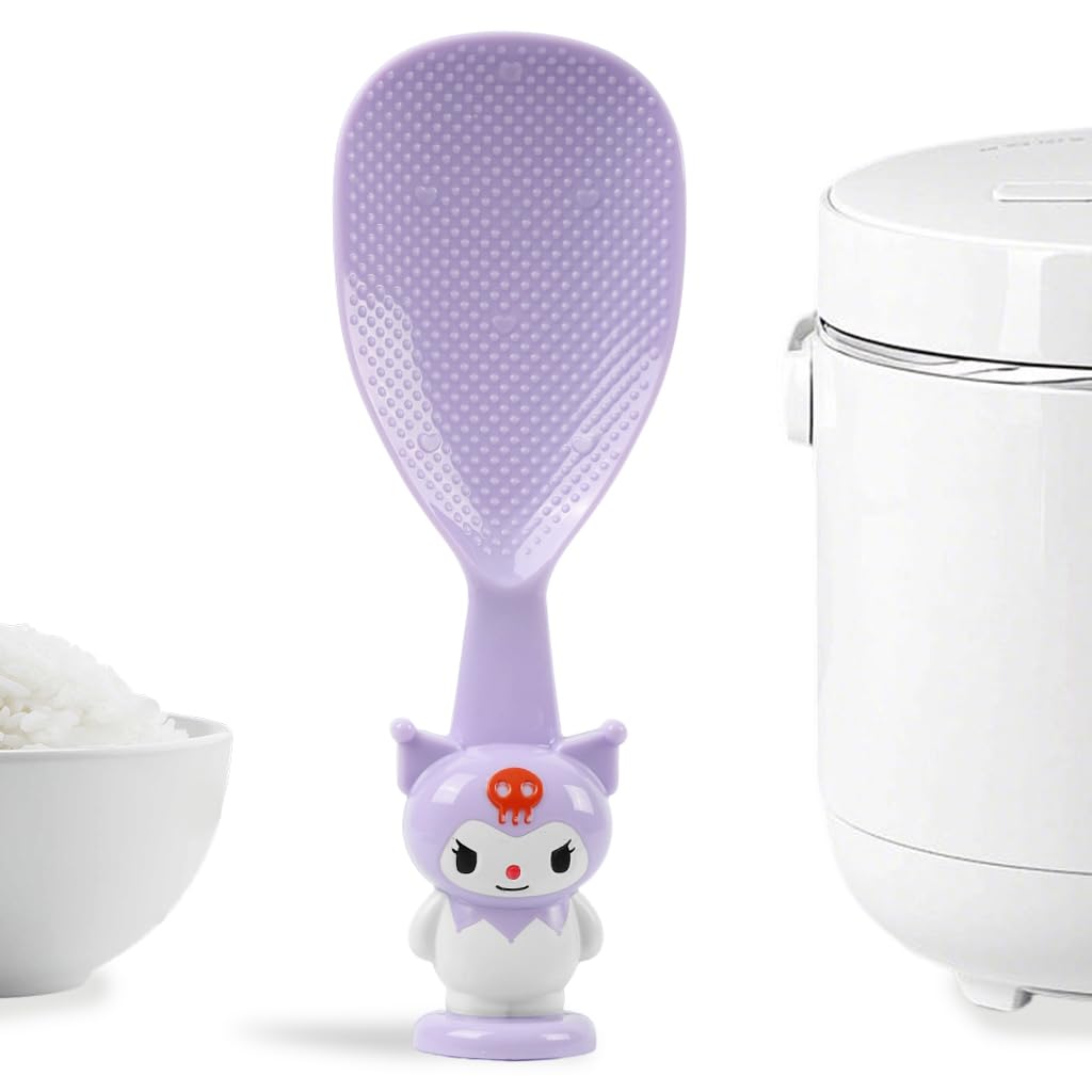 Supvox Rice Paddle for Easy Serving with Suction Cup Base and Non Stick Food Grade Design