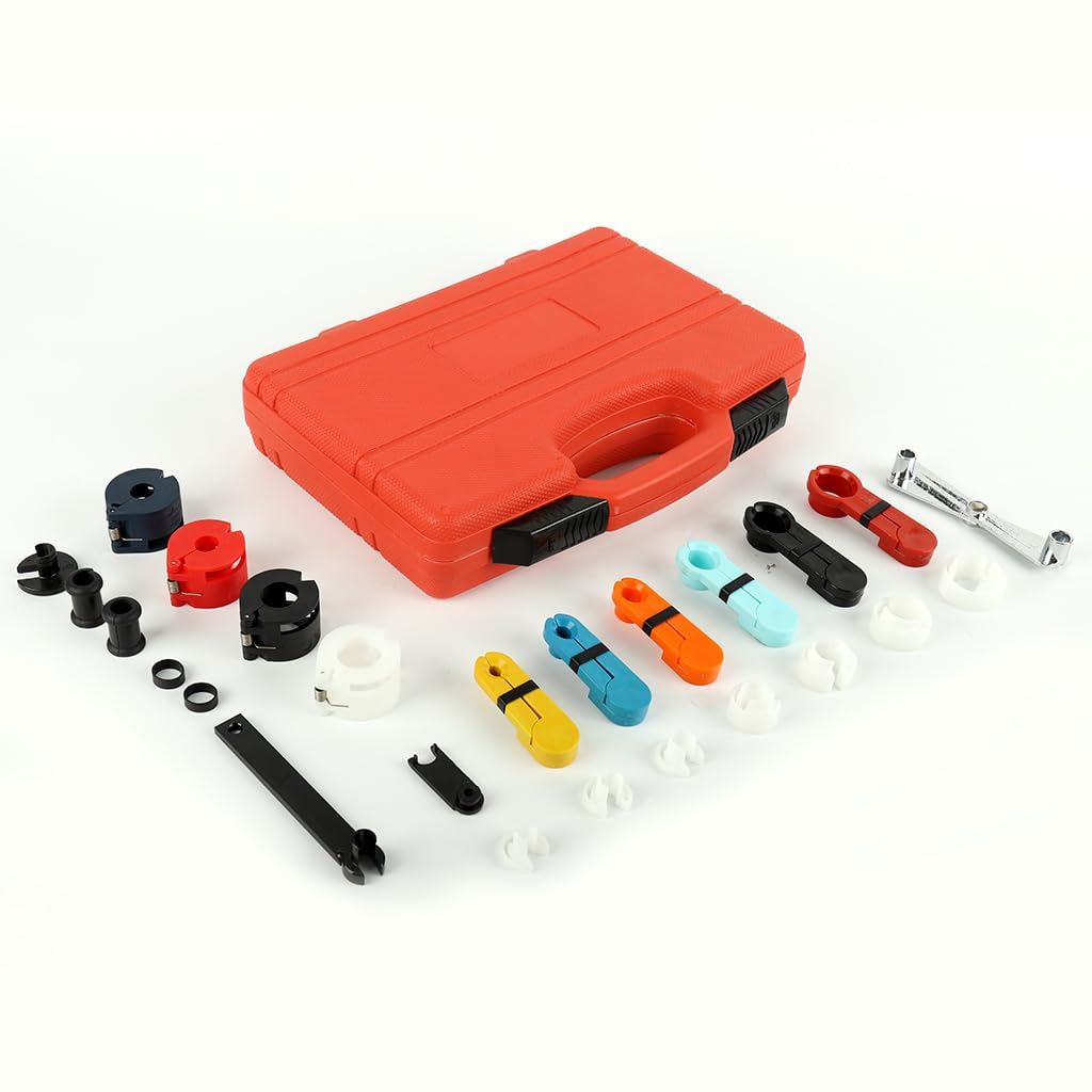 STHIRA Quick Disconnect Tool Set for AC and Fuel Lines with 22 Pieces and Ergonomic Grip | Aluminum Alloy Tools for Mechanics
