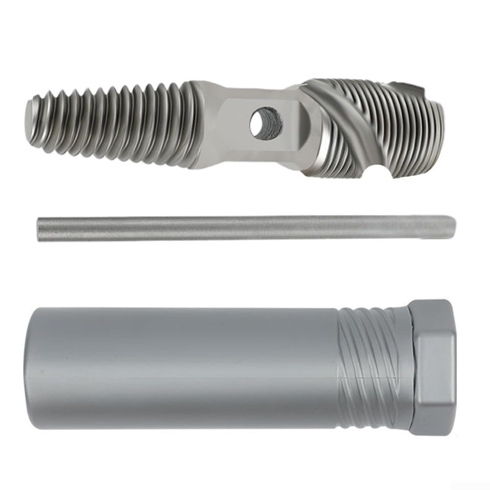 Serplex Broken Pipe Extractor Tool Kit for Plumbing Repairs with Double Head Design | 2 PCS Alloy Set