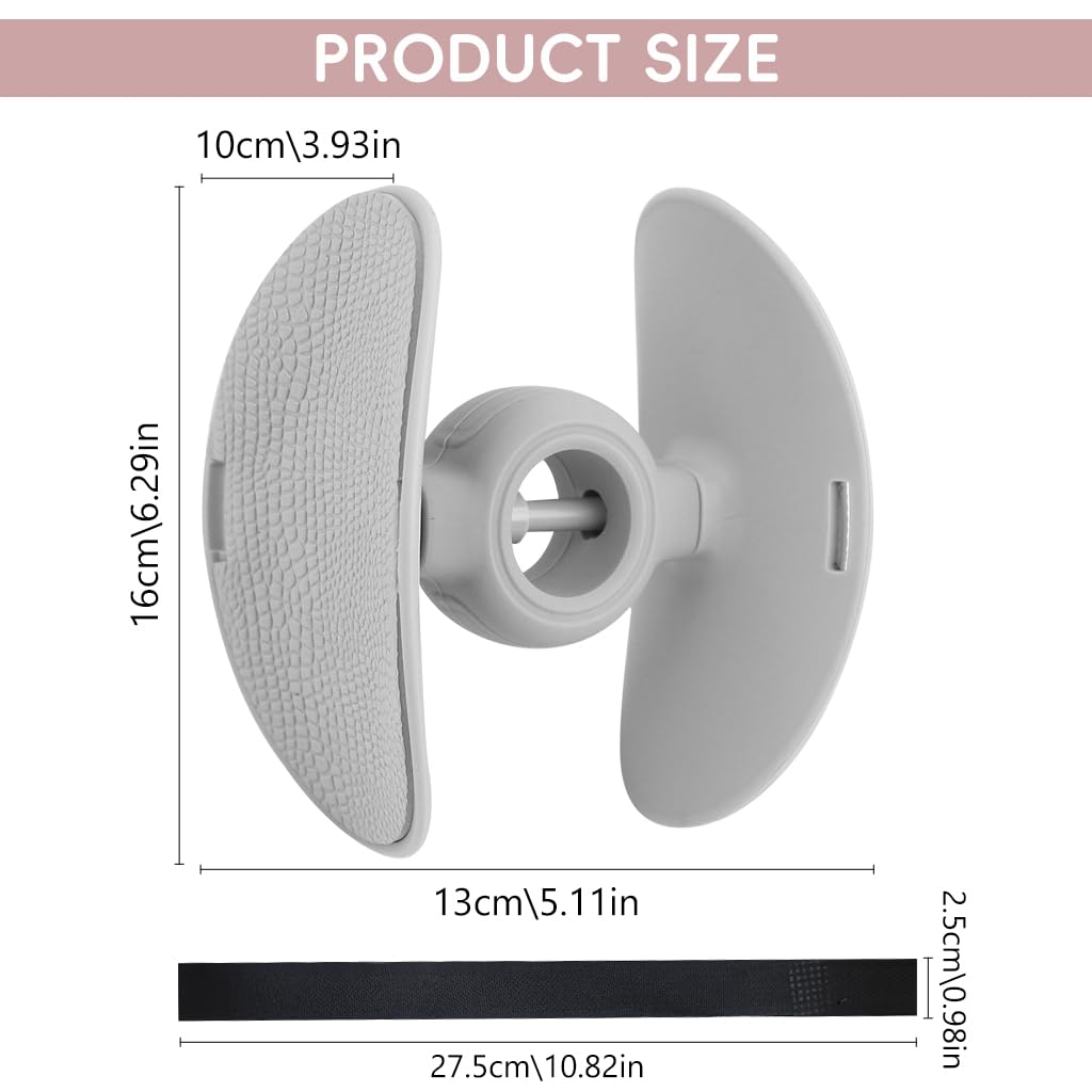 Proberos Pelvic Thigh Exerciser for Inner Thigh and Hip Training with 8–20kg Adjustable Resistance | Rotatable EVA Pad and Durable PP Build