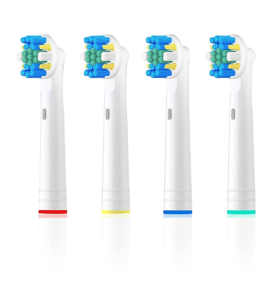 ZIBUYU Electric Oral B Tooth Brushes Head Works with Floss (EB-25) in 4 Pcs
