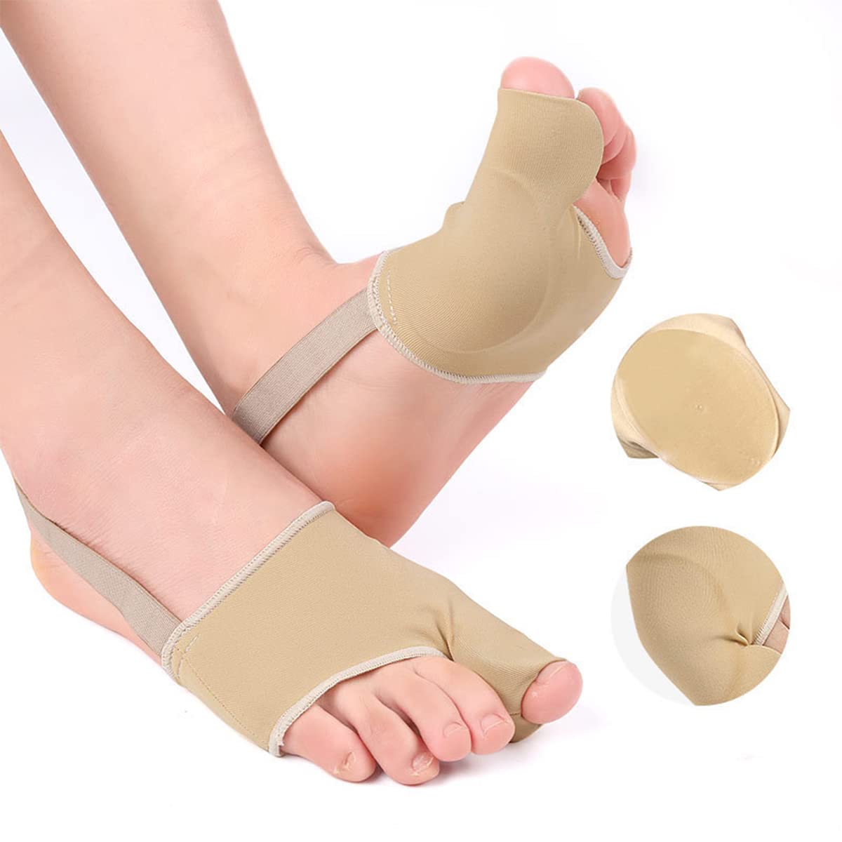 HANNEA Bunion Corrector for Hallux Valgus Pain Relief with Gel Toe Separator | Day and Night Support