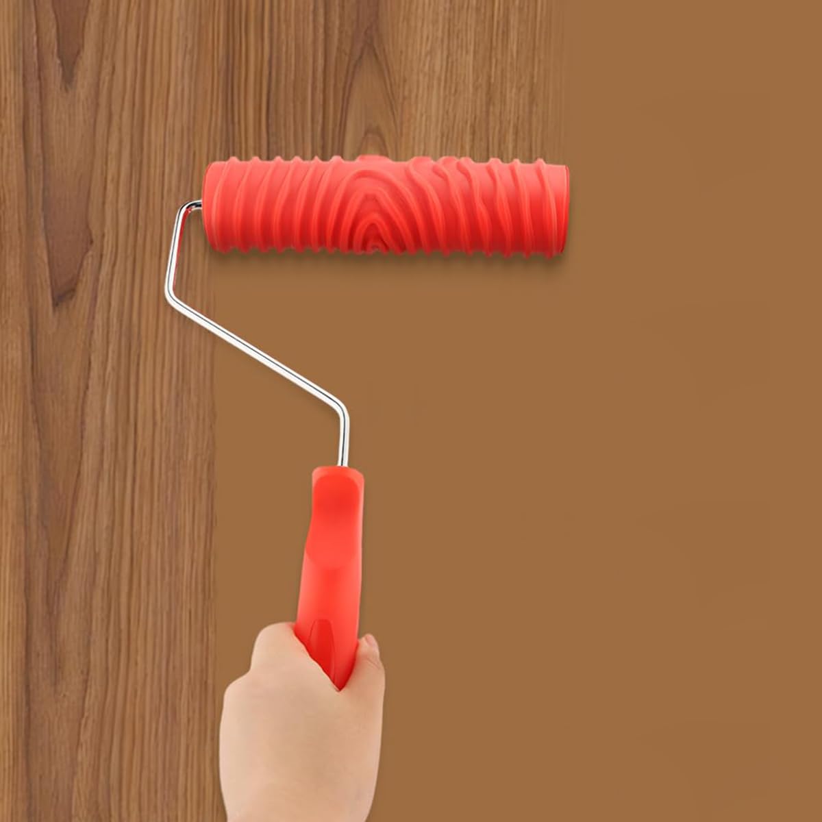 Serplex Wood Graining Tool Set for DIY Painting with Spiral and Cross Grain Rollers | 6 Pcs