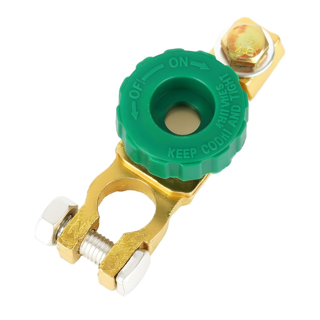 STHIRA Car Battery Cut Off Switch for 12V Vehicles with 0.59–0.67in Top Post | Power Control & Anti Theft