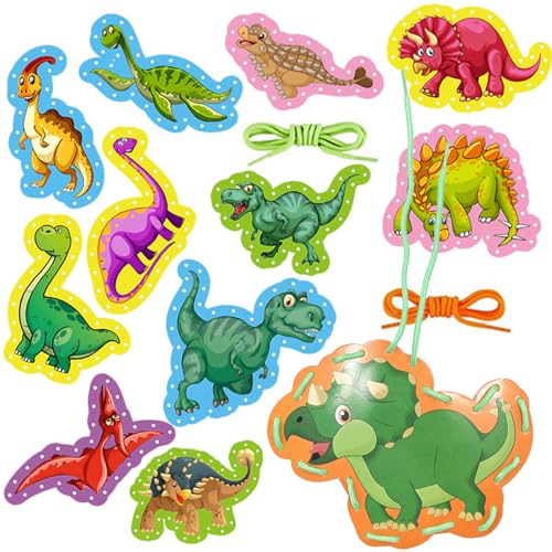 PATPAT® Lacing Cards,Sewing Kit for Kids,Fine Motor,Shoe Tying Practice,Classroom Must Haves