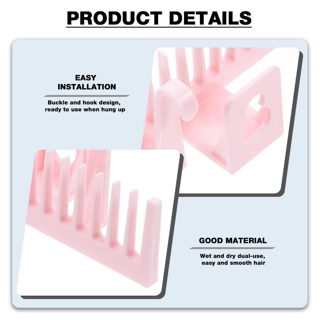 MAYCREATE Hair Extension Wall Holder with Suction Cups for Salons and Home | Pack of 2 Organizer