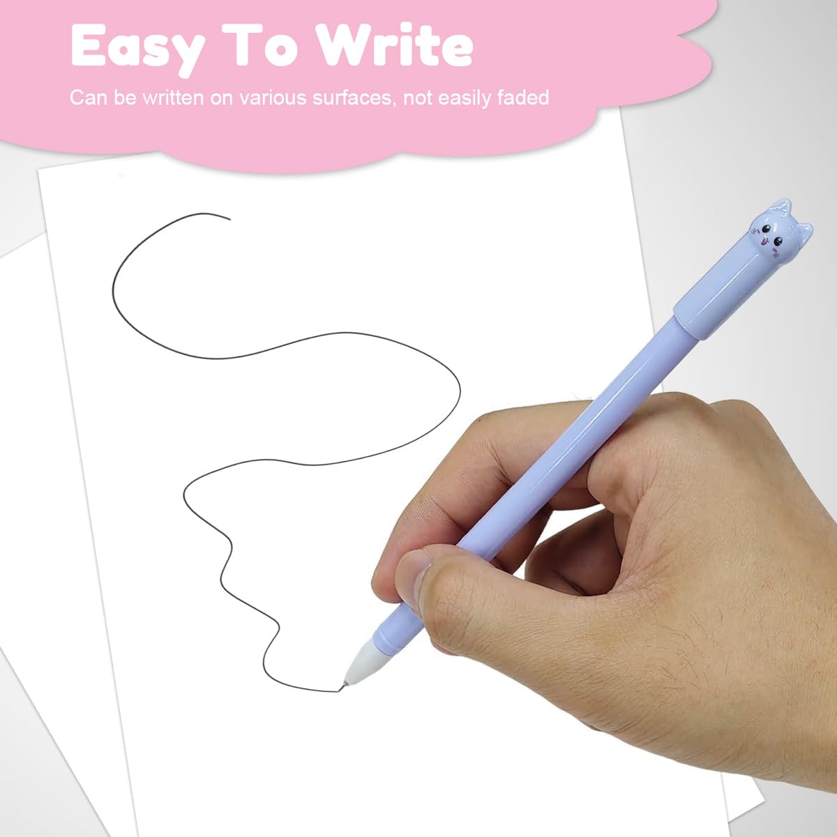 Climberty Cute Cat Stationery Set for Girls with Pop Up Pencil Case and DIY Stickers | Gift for Students