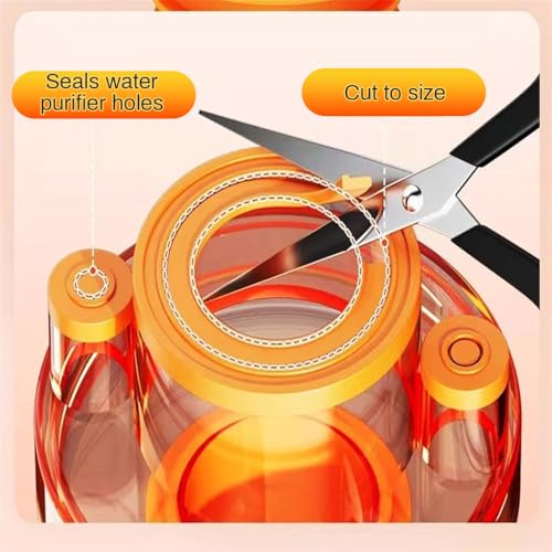 HASTHIP® Self-Closing Floor Drain Seal for Sink Anti-Odor Pipe Connector with Hose Inlets Plug Sewer Anti-Backflow Clear Universal Adapter for 50/75mm 3PCS