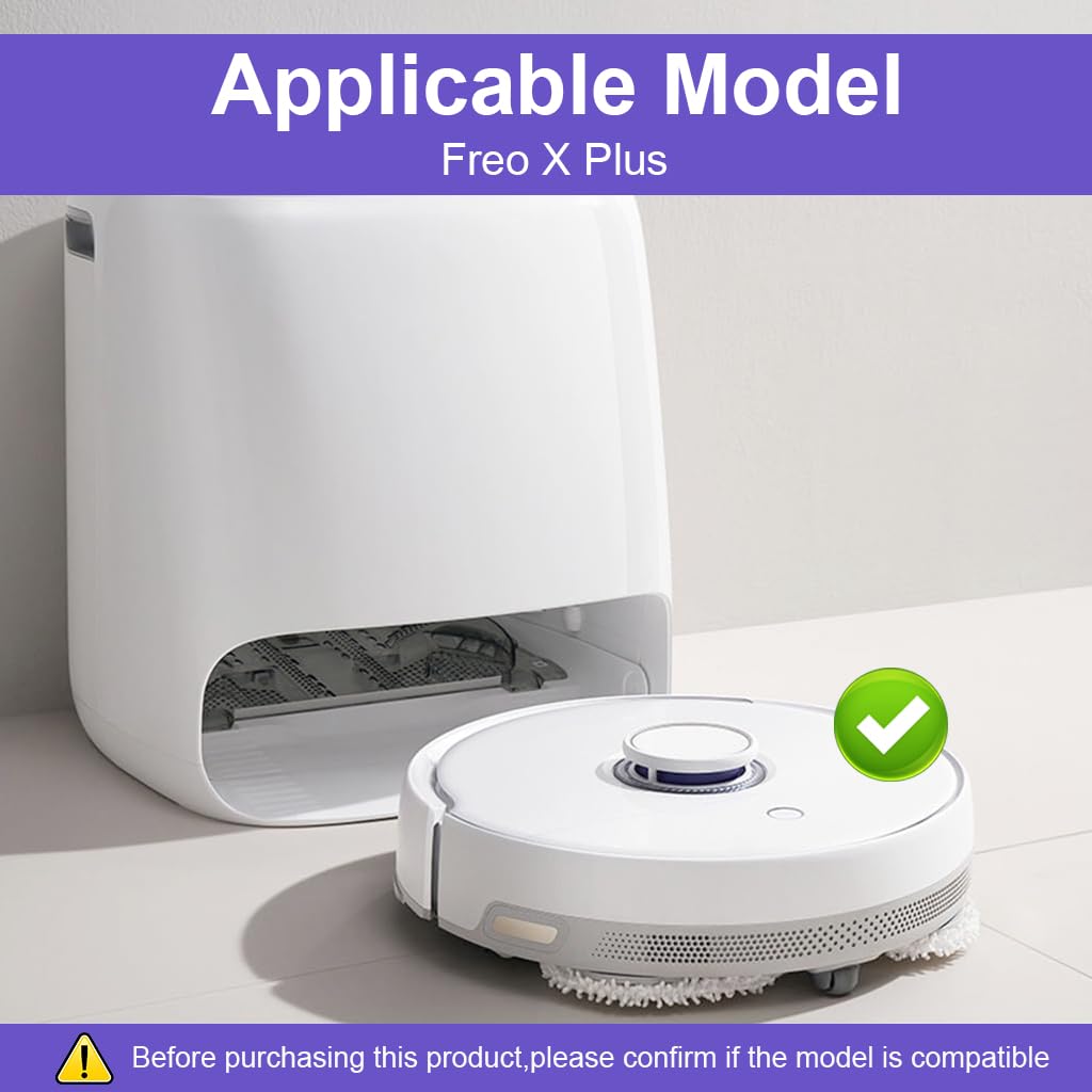 HASTHIP Replenishment Kit for Narwal Freo X Plus with Zero Tangling Silent Roller Brush | 2 Pcs