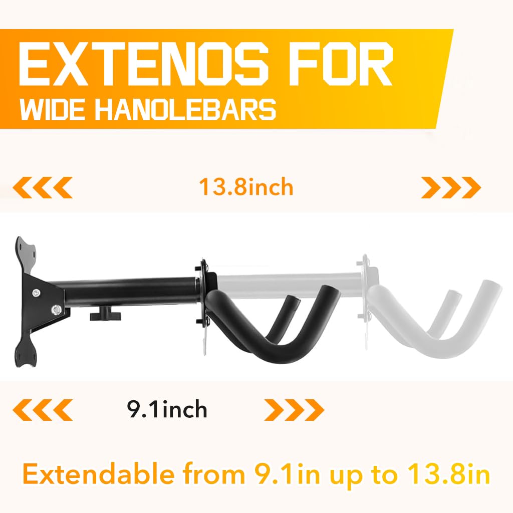 Proberos Bike Wall Mount Rack for Garage Storage with Screw-Mounted Design and 38 lb Capacity