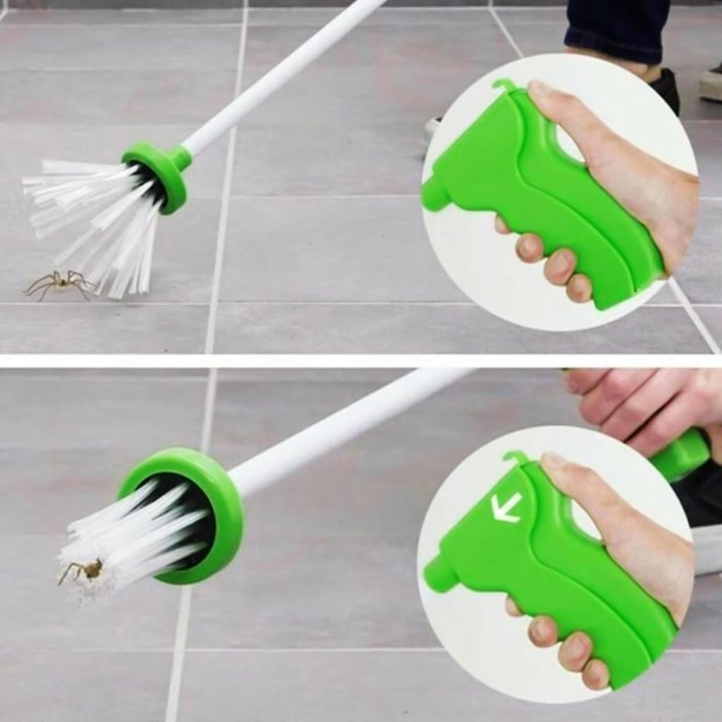 HASTHIP® Bug Trap Catcher Long Handle Easy Bugs Catcher Insects Catcher Tool for Spider, Cockroach, Mantis