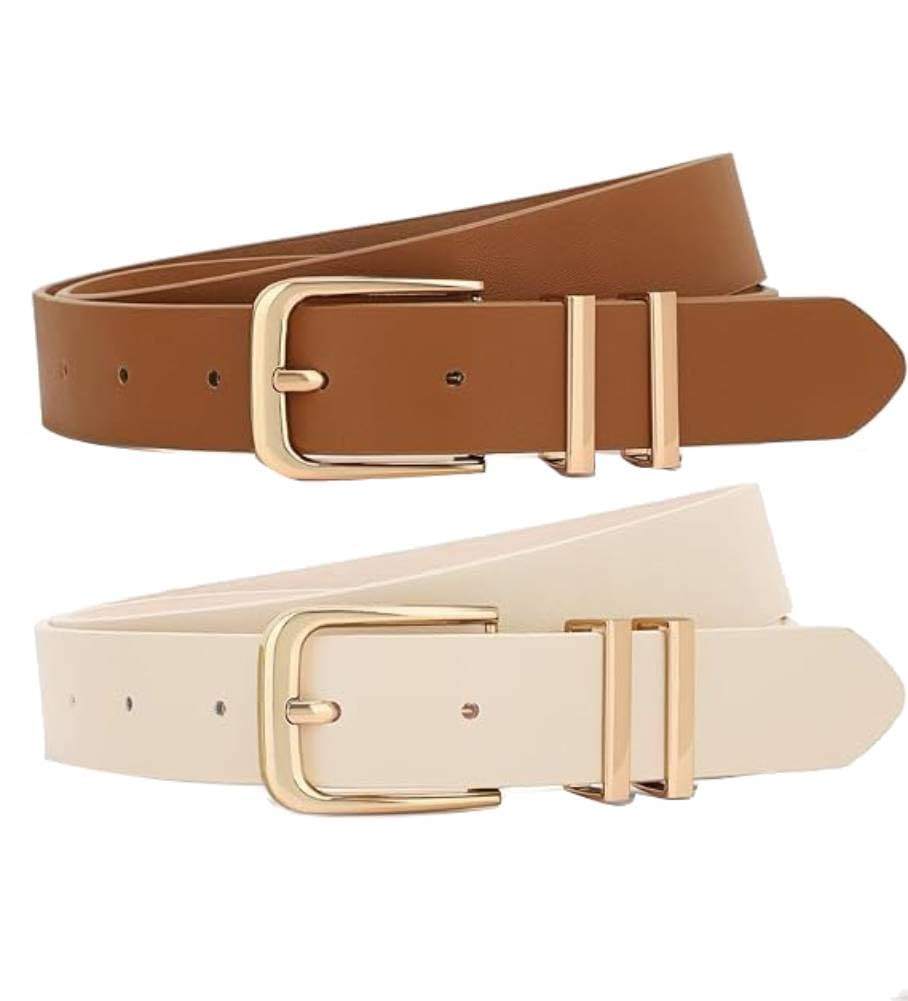 PALAY Women Waist Belt Set for Blazer and Dress featuring Interlock Buckle 55–95cm PU Leather