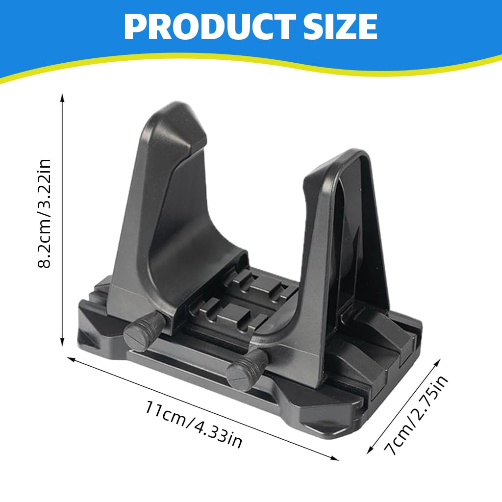 Proberos Wall Bike Rack with 66lbs Load Capacity and 15–71mm Adjustable Width | Space-Saving Mount for MTB and Kids Bikes