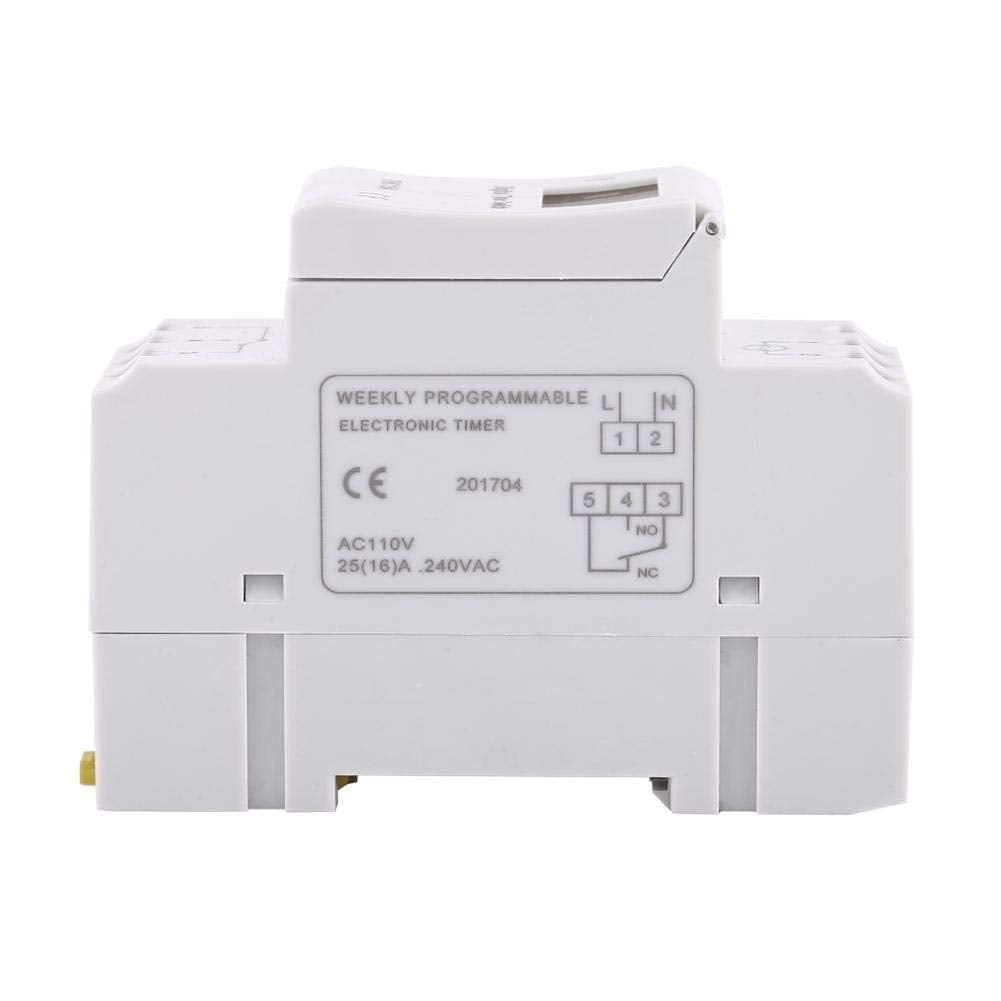 Serplex  Blackt Electrotech (BT-41D) 16/240V AC Programmable Daily/Weekly Digital LCD Display Control Counter/Timer DIN Rail Type Relay Switch