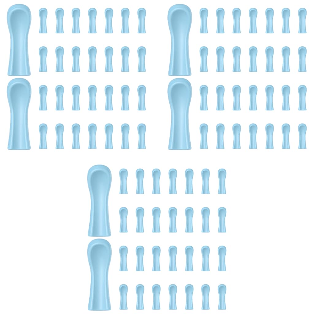 HANNEA Silicone Tips for Ear Wax Remover 90PCS 12mm Length | Soft Universal Replacement