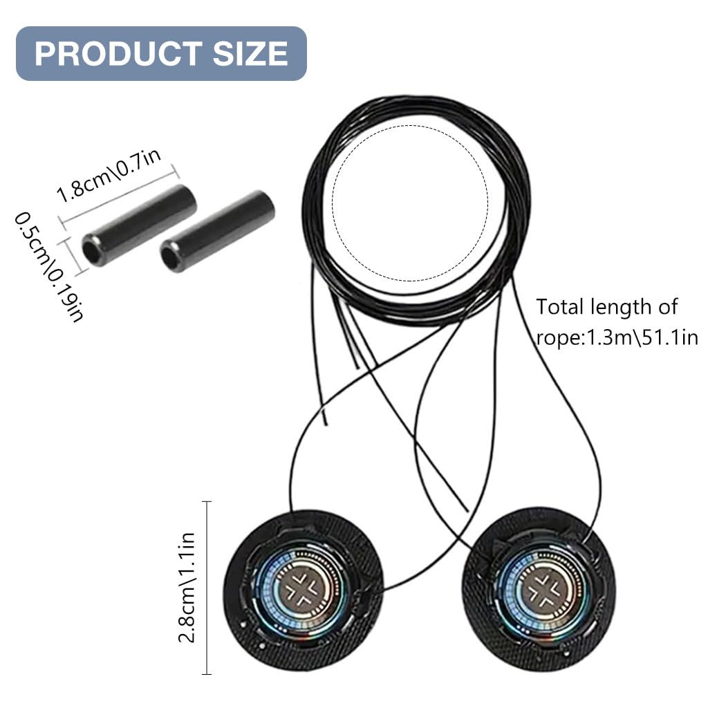 PALAY Shoelace Alternatives for Sneakers and Casual Shoes with 1.2m Wire & Knob Adjustment