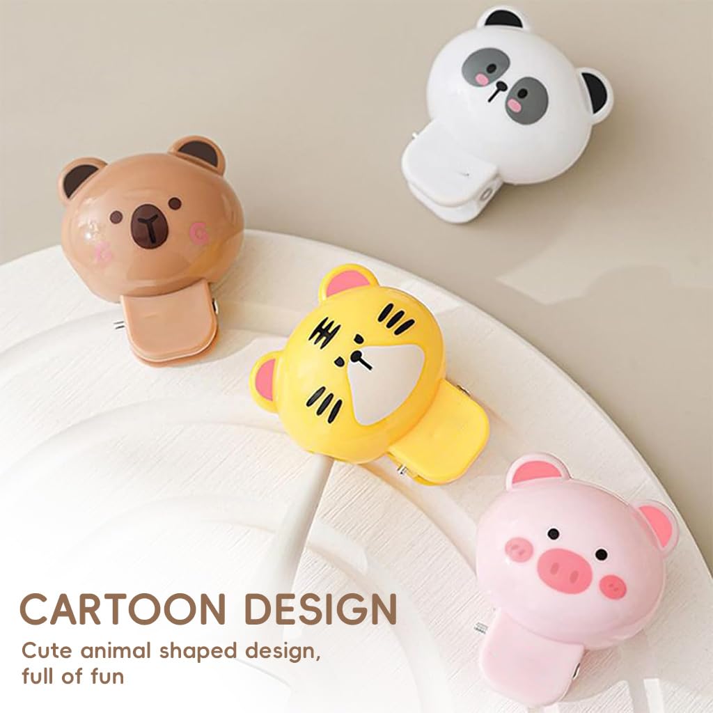 HASTHIP Toothbrush Head Covers for Travel and Home with Dustproof Design | 4Pcs Cute Animal Protectors for Kids and Adults