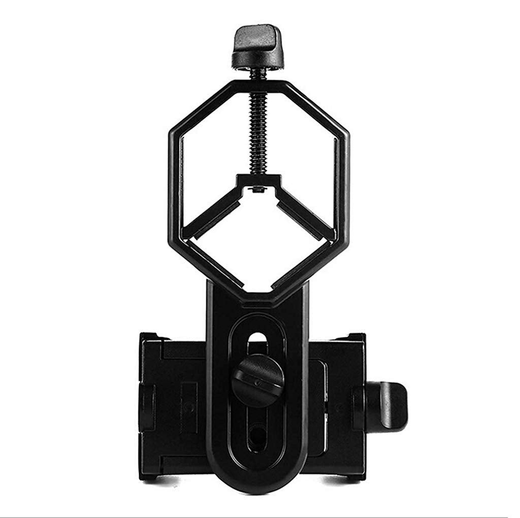 ELEPHANTBOAT Telescope Phone Mount for Digiscoping featuring 3 Axis Adjustment and Metal Build